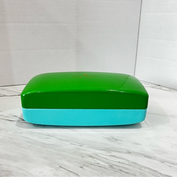 Kate Spade New York CASE ONLY Green/Teal Sunglasses Eyeglasses Case - Picture 6 of 10